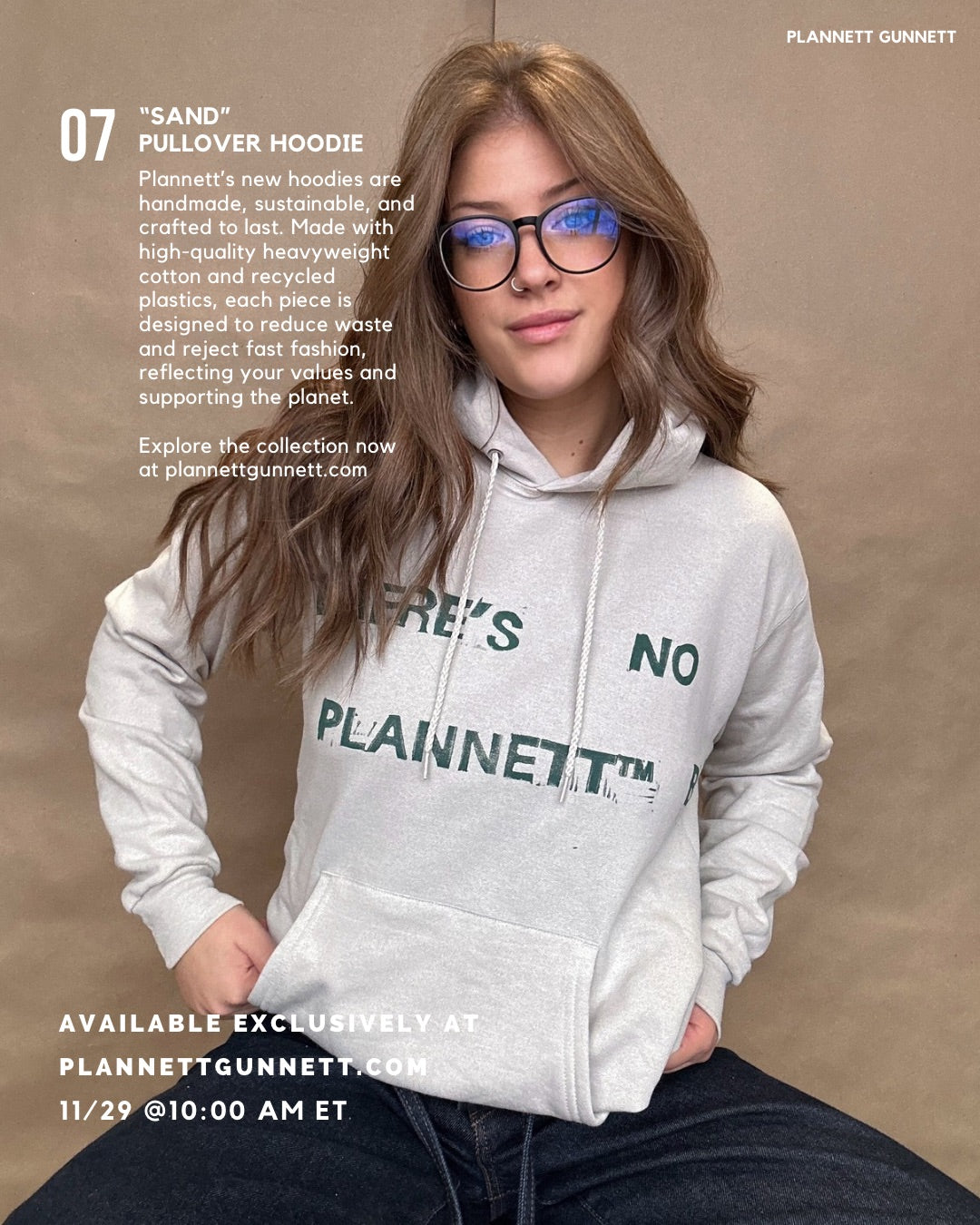 07 "SAND" PULLOVER HOODIE