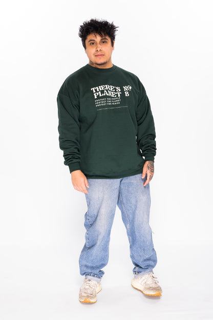 Recycled "There's No Planet B" Crewneck